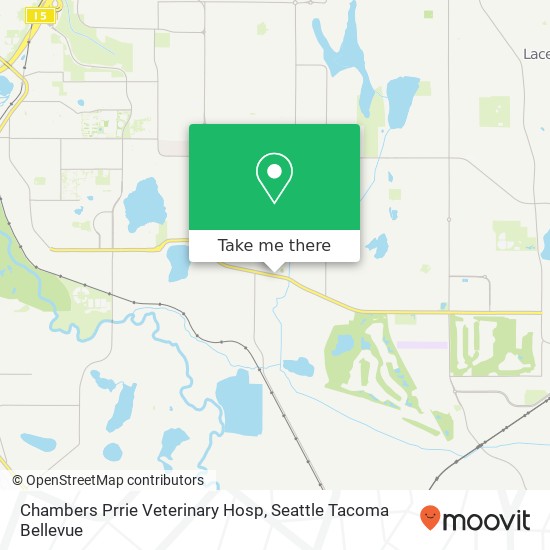 Chambers Prrie Veterinary Hosp map