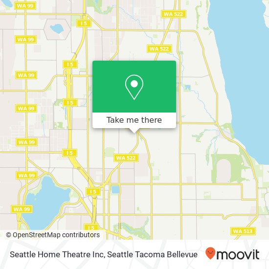 Mapa de Seattle Home Theatre Inc