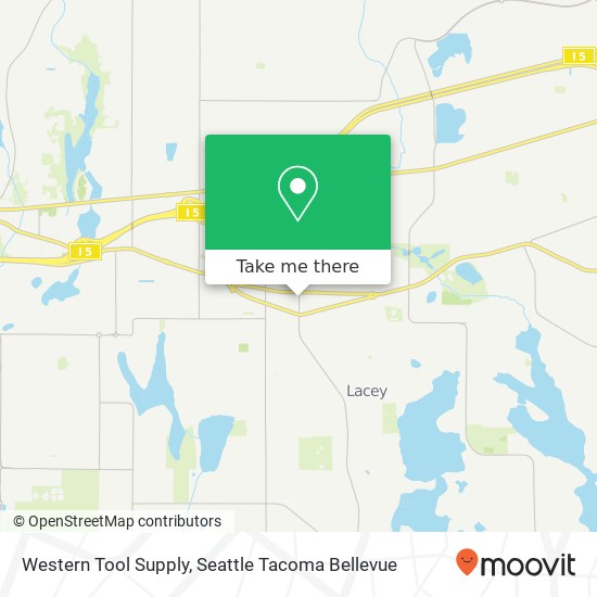 Mapa de Western Tool Supply