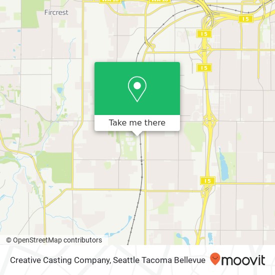 Mapa de Creative Casting Company