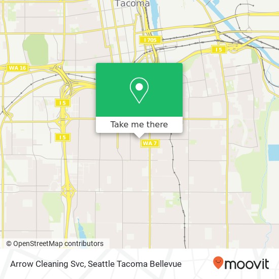 Mapa de Arrow Cleaning Svc