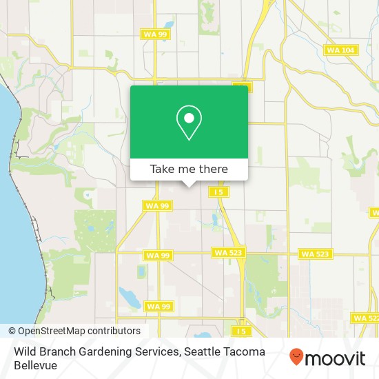 Wild Branch Gardening Services map