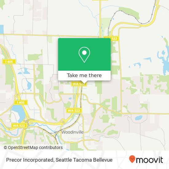 Precor Incorporated map