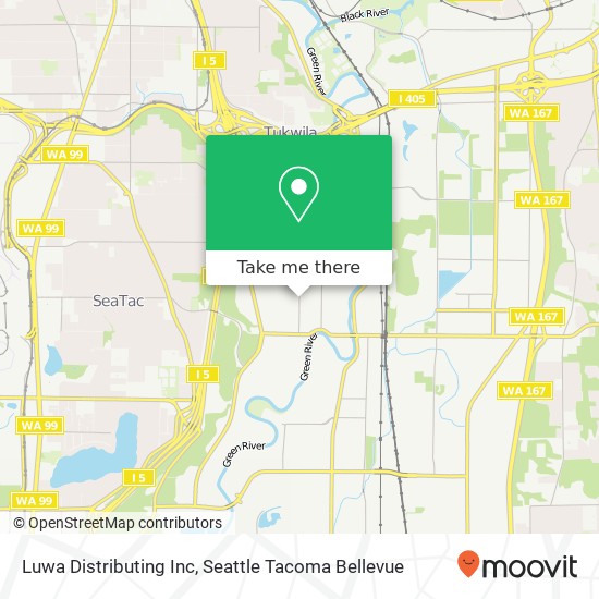 Luwa Distributing Inc map