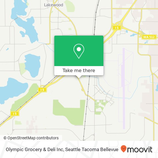 Mapa de Olympic Grocery & Deli Inc