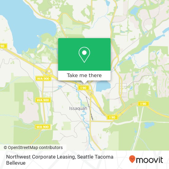 Northwest Corporate Leasing map