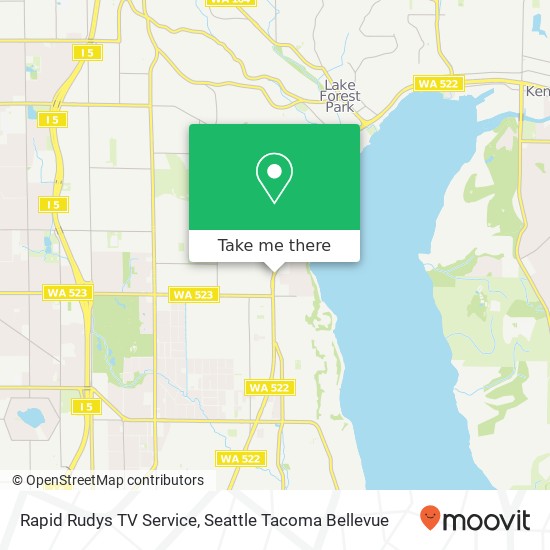 Rapid Rudys TV Service map