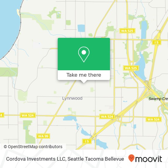 Cordova Investments LLC map