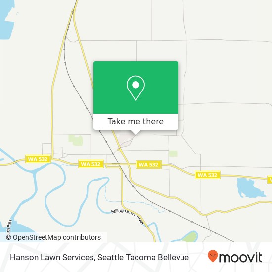Hanson Lawn Services map