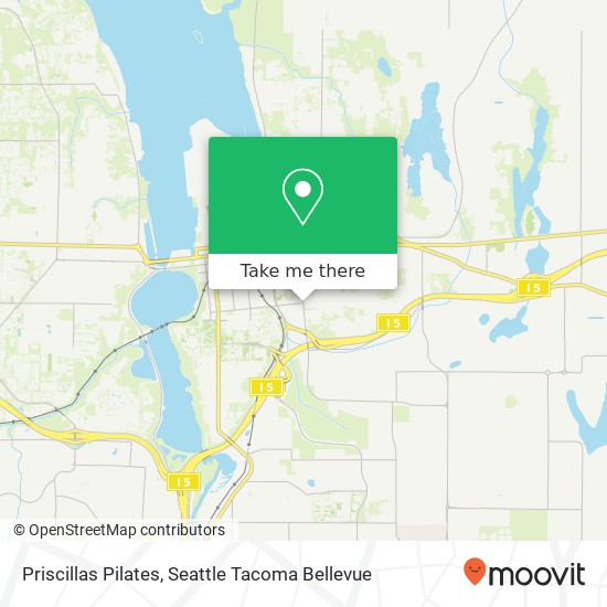 Priscillas Pilates map