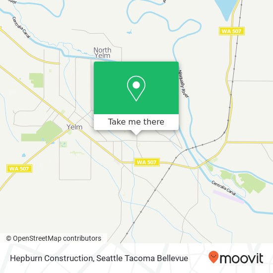 Hepburn Construction map