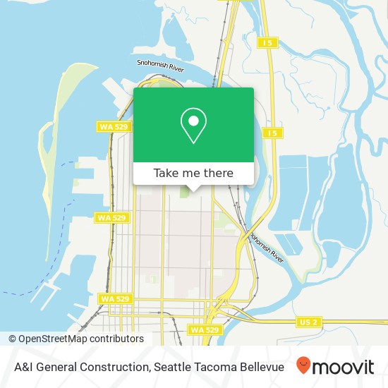 A&I General Construction map