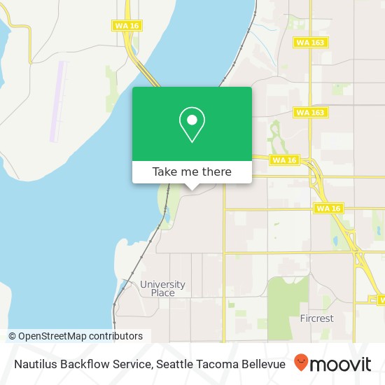 Nautilus Backflow Service map