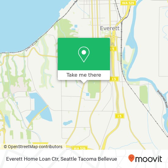 Everett Home Loan Ctr map