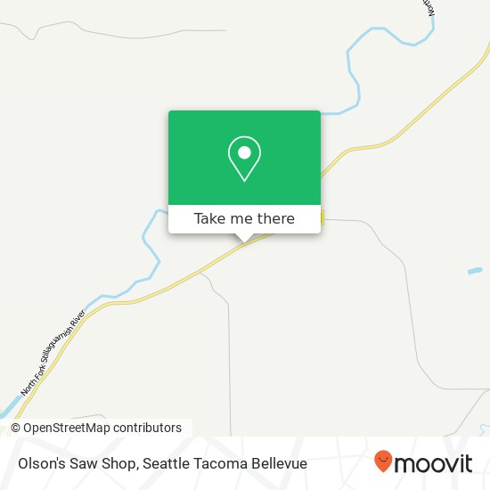 Olson's Saw Shop map