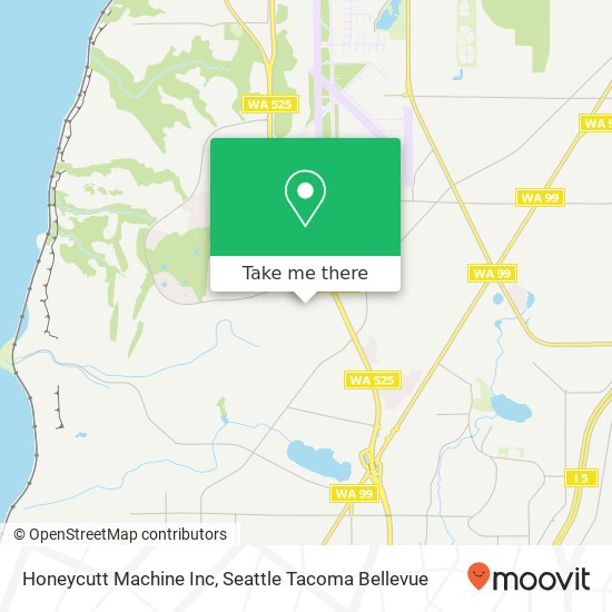 Mapa de Honeycutt Machine Inc