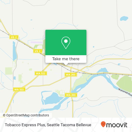 Tobacco Express Plus map