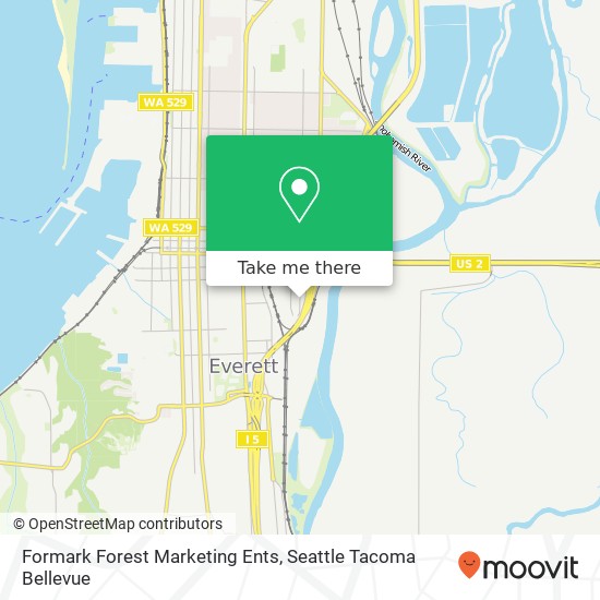 Mapa de Formark Forest Marketing Ents