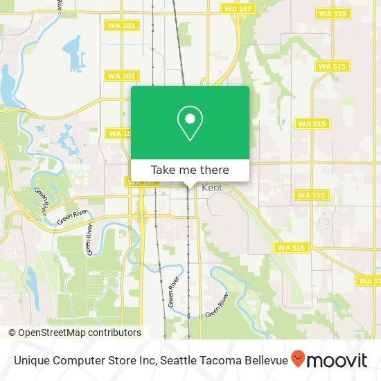 Unique Computer Store Inc map