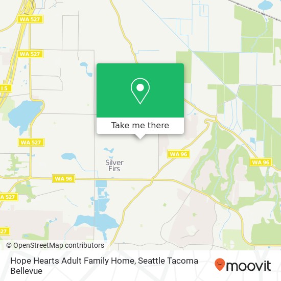 Hope Hearts Adult Family Home map