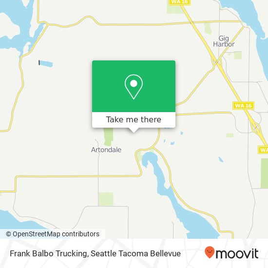 Mapa de Frank Balbo Trucking