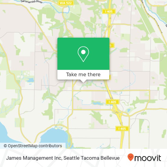 James Management Inc map