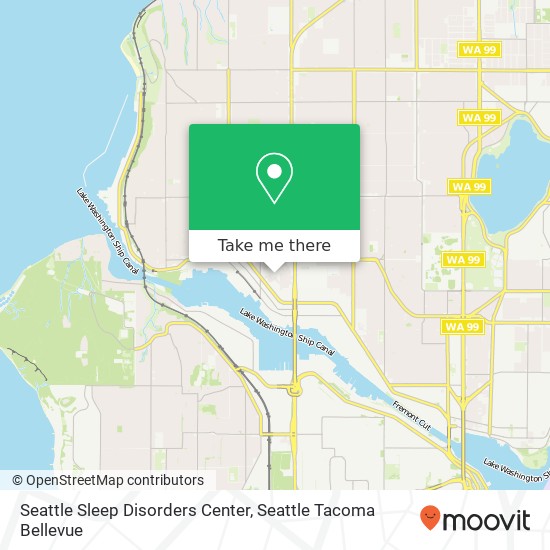 Seattle Sleep Disorders Center map