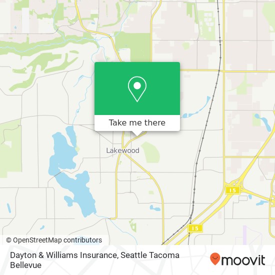 Dayton & Williams Insurance map