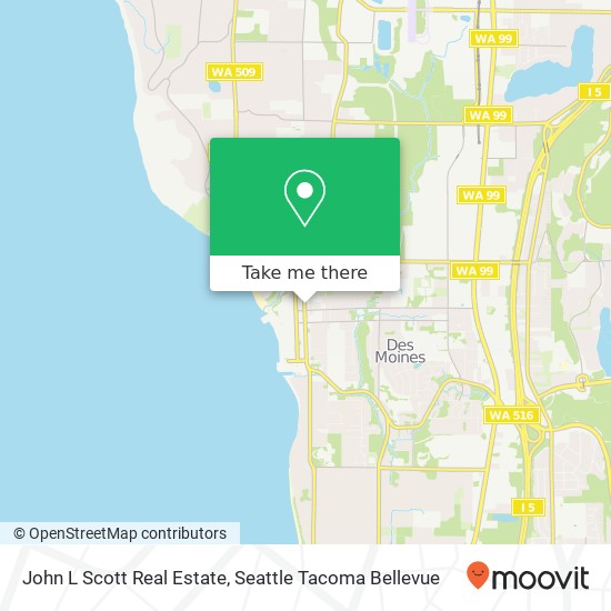 John L Scott Real Estate map