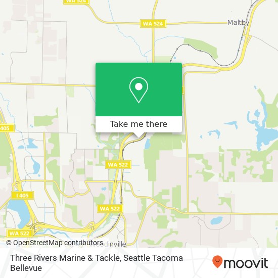 Three Rivers Marine & Tackle map