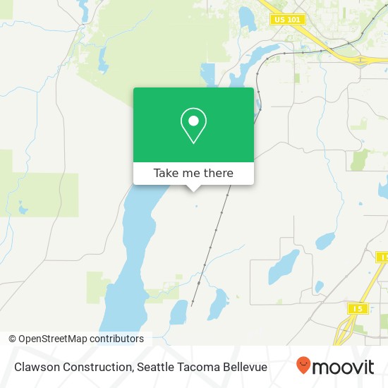 Clawson Construction map