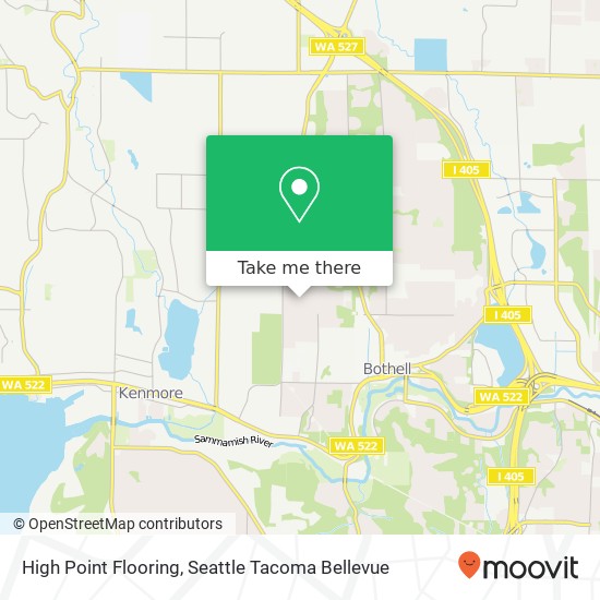 High Point Flooring map