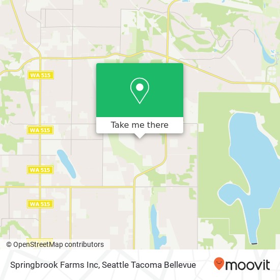 Springbrook Farms Inc map