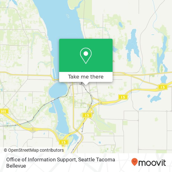 Office of Information Support map