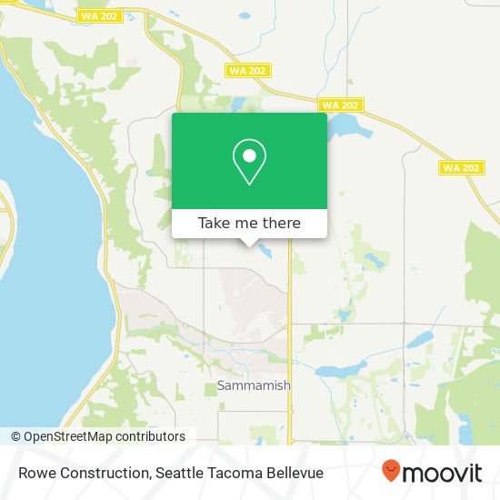 Mapa de Rowe Construction