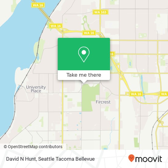 David N Hunt map