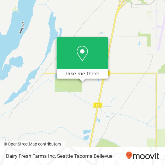 Mapa de Dairy Fresh Farms Inc