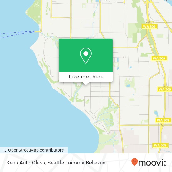 Kens Auto Glass map