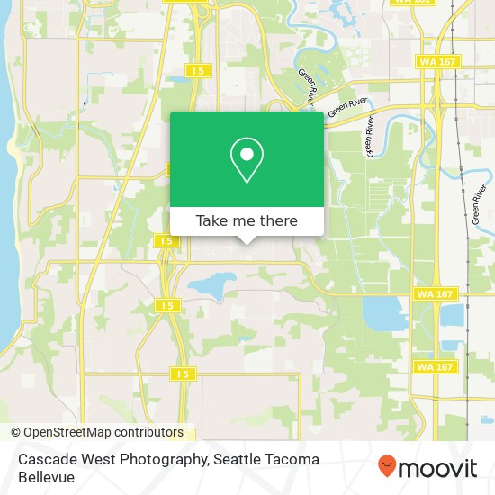 Mapa de Cascade West Photography