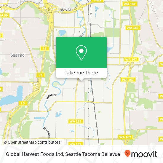 Mapa de Global Harvest Foods Ltd