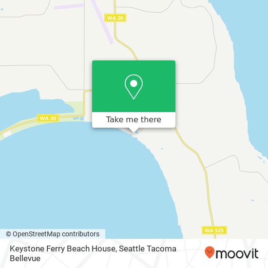 Mapa de Keystone Ferry Beach House