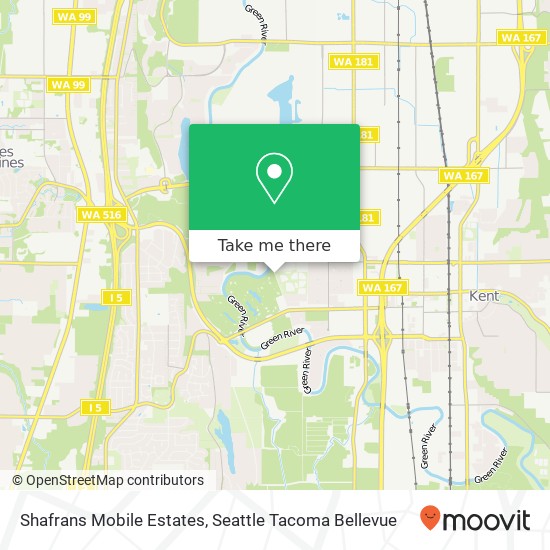 Shafrans Mobile Estates map