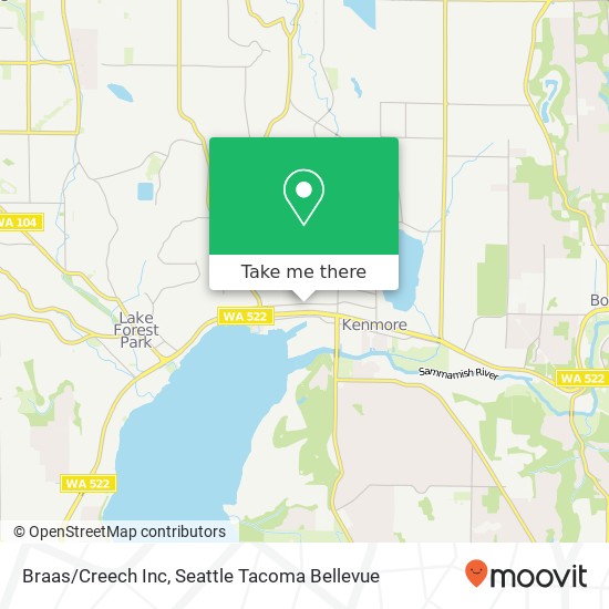 Mapa de Braas/Creech Inc