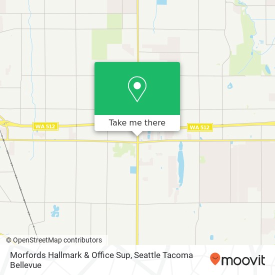 Morfords Hallmark & Office Sup map