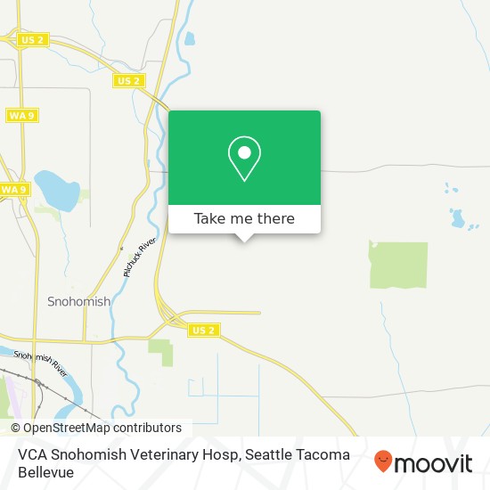 Mapa de VCA Snohomish Veterinary Hosp