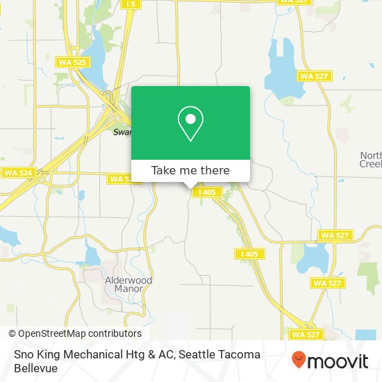 Mapa de Sno King Mechanical Htg & AC