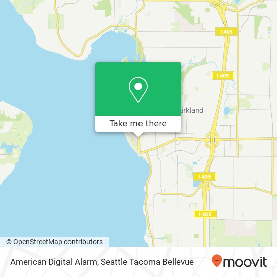 American Digital Alarm map