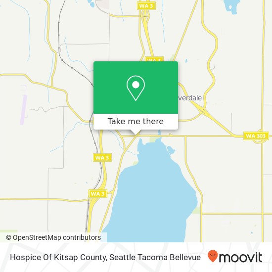 Hospice Of Kitsap County map