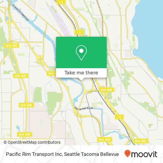 Pacific Rim Transport Inc map