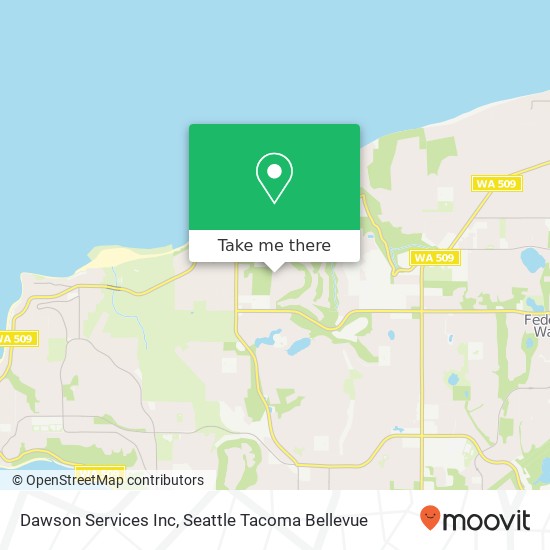 Dawson Services Inc map